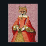 Cartão Postal Fox Queen<br><div class="desc">Animais e Natureza</div>