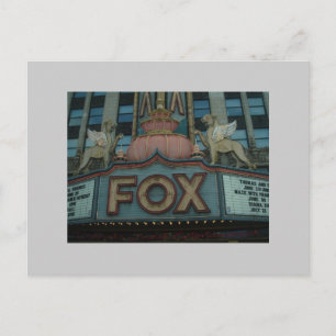 Cartão Postal Fox Theater, Detroit, Michigan