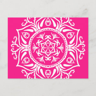 Cartão Postal Foxglove Mandala