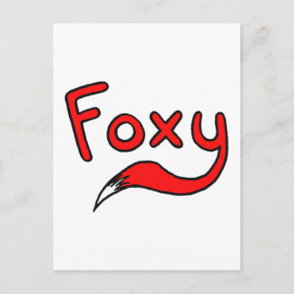Cartão Postal Foxy