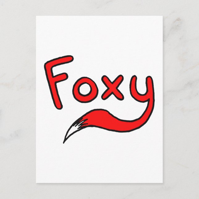 Cartão Postal Foxy (Frente)