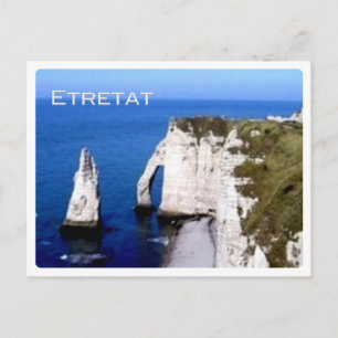 Cartão Postal FR França - Normandia - Etretat - Fios -