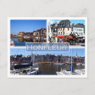 Cartão Postal FR França - Normandia - Honfleur -