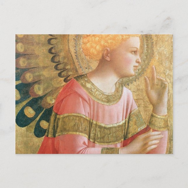 Cartão Postal Fra Angelico - Archangel Gabriel Annunciate (Frente)