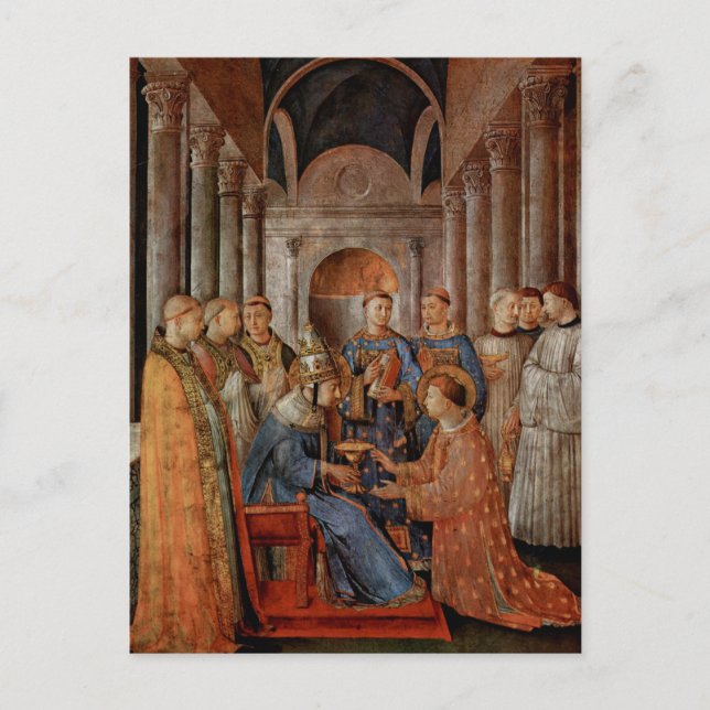 Cartão Postal Fra Angelico Art (Frente)