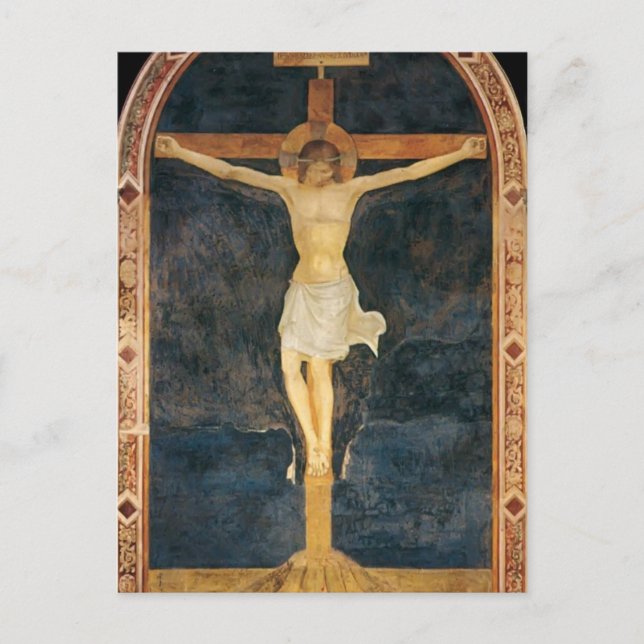 Cartão Postal Fra Angelico - Cristo Crucificado (Frente)