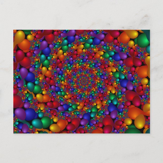 Cartão Postal Fractal 208 (Frente)