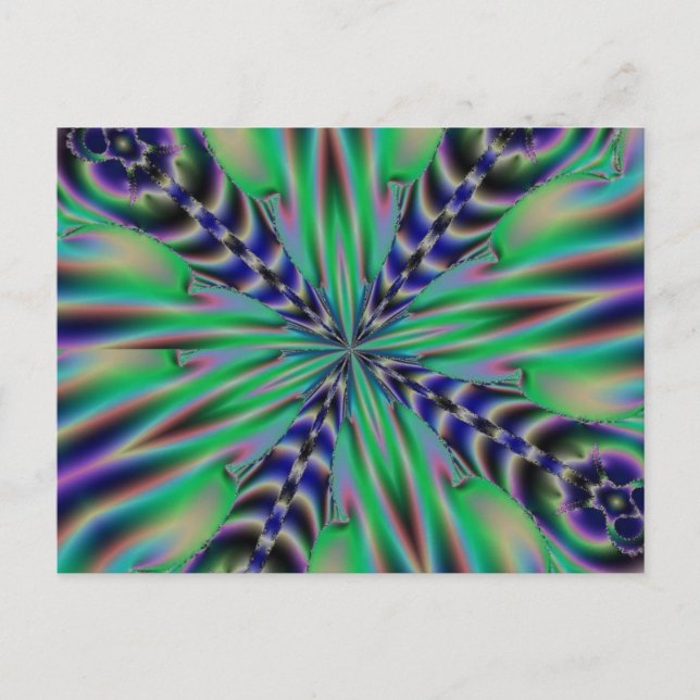 Cartão Postal Fractal 4, Cartão-postal (Frente)