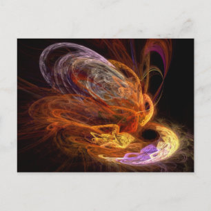 Cartão Postal Fractal - Ascensão da Fênix