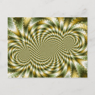 Cartão Postal Fractal de espiral 3 - Cartão-postal Fractal