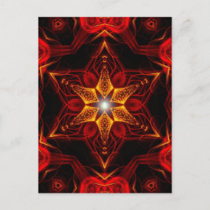Cartão Postal Fractal Espiritual