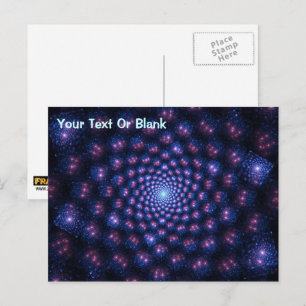 Cartão Postal Fractal Multiverso