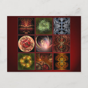 Cartão Postal Fractalworld