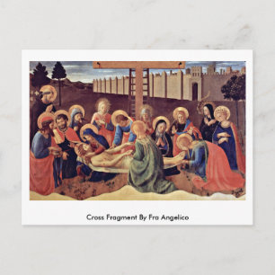 Cartão Postal Fragmento Cruzado Por Fra Angelico