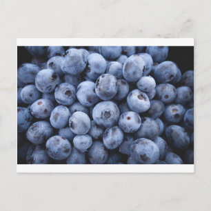Cartão Postal Framboesas de fruta frutas