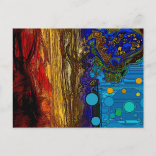 Cartão Postal Frame - Abstrato Art