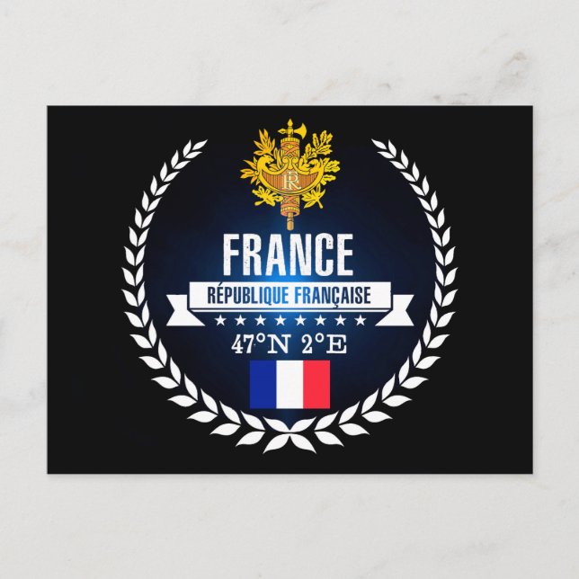 Cartão Postal França (Frente)