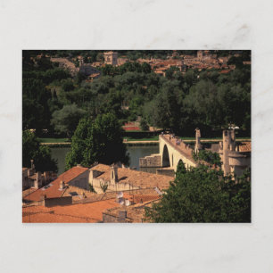 Cartão Postal França, Avinhão, Provença. Pont St, Benezet.