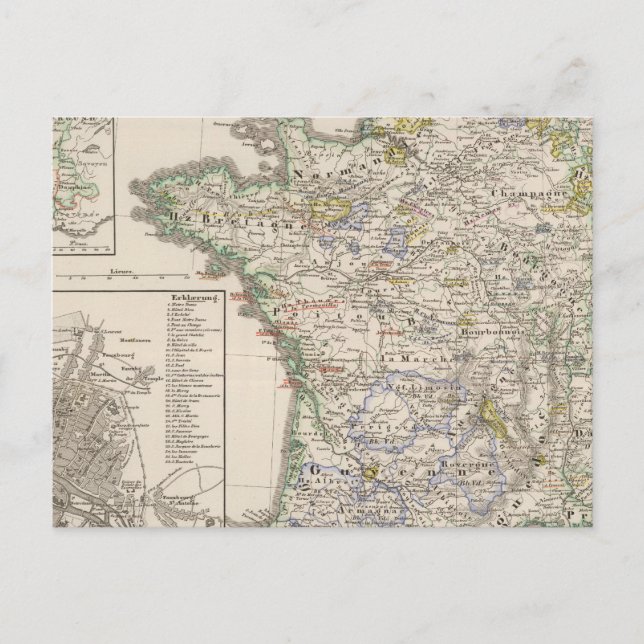Cartão Postal França de 1461 a 1610 (Frente)