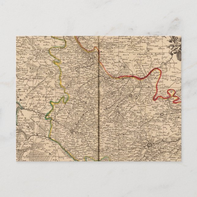 Cartão Postal França e Bélgica (Frente)