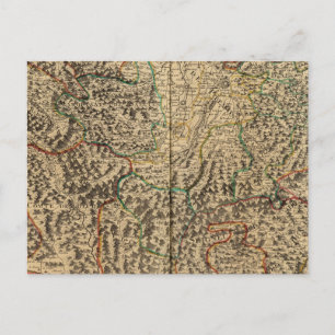 Cartão Postal França e Itália