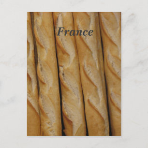 Cartão Postal França - Pão Francês