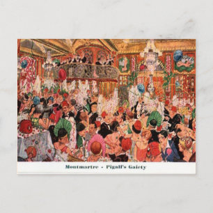 Cartão Postal França, Paris, Montmatre, Gaiety de Pigall 1920