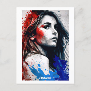 Cartão Postal França Postcard Art - World Collection of Women