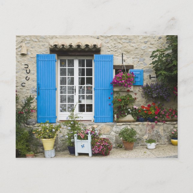 Cartão Postal França, Provença, Santo-LÈger-du-Ventoux. (Frente)
