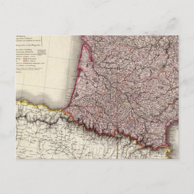 Cartão Postal França Sudoeste (Frente)