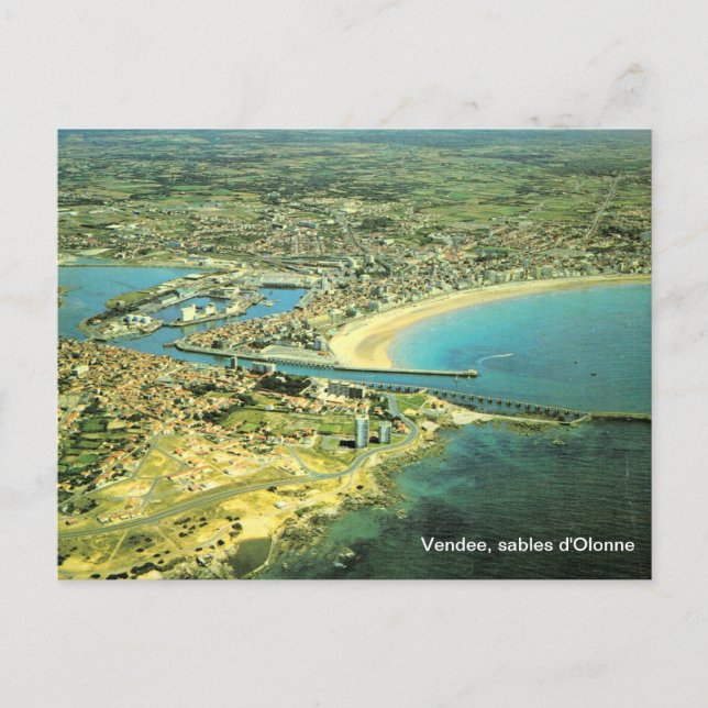Cartão Postal França, Vingança, sables d'Olonne (Frente)