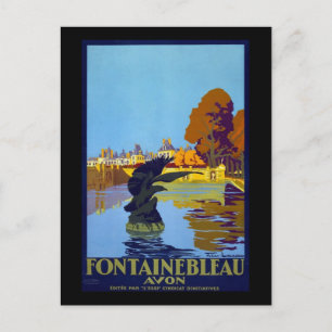 Cartão Postal France Fontainebleau Avon