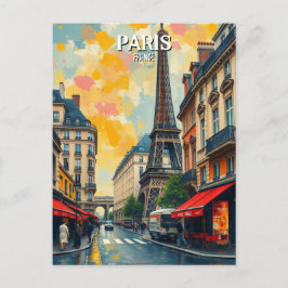 Cartão Postal france PARIS Vintage