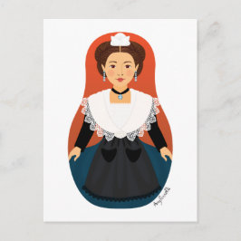 Cartão Postal Francês, Arles, Provence Matryoshka Cartão-postal