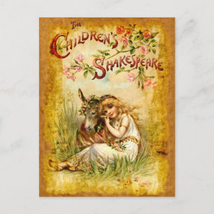 Cartão Postal Frances Brundage: Shakespeare infantil