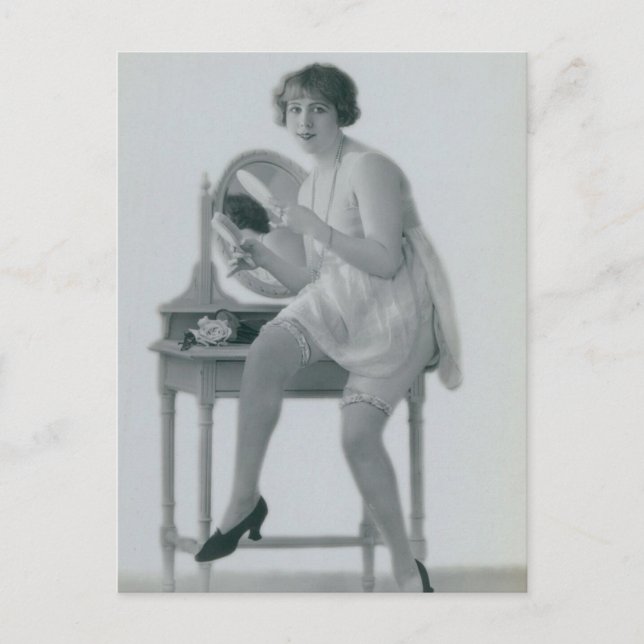 Cartão postal francês Risque (Frente)