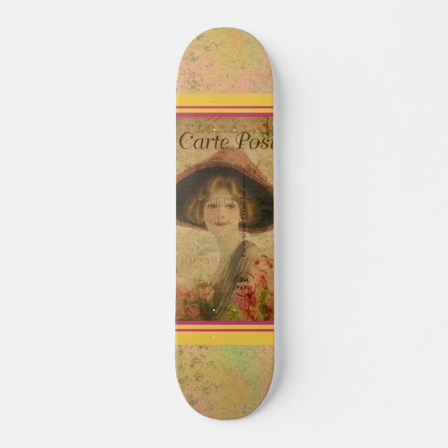 Cartão-postal francês Skateboard (Frente)