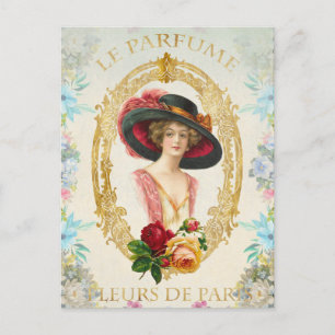 Cartão postal francês Vintage