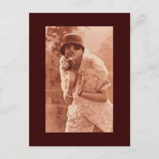 Cartão postal francês Vintage