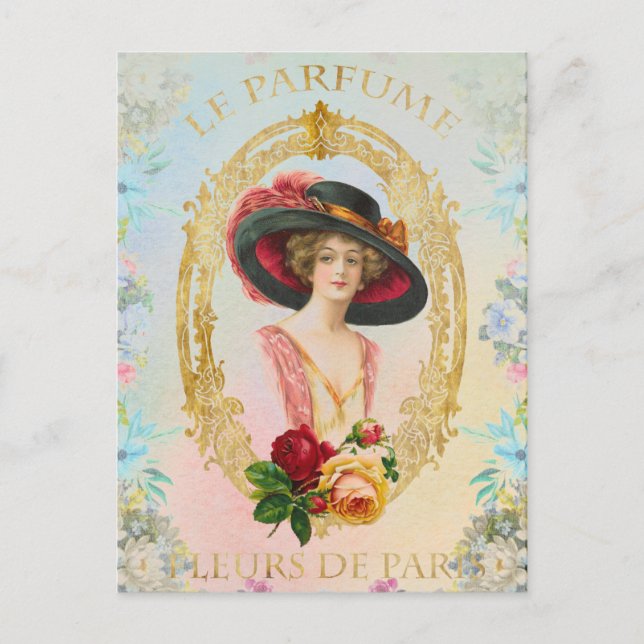 Cartão postal francês Vintage (Frente)