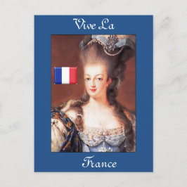 Cartão postal francês Vive La France Marie Antoine