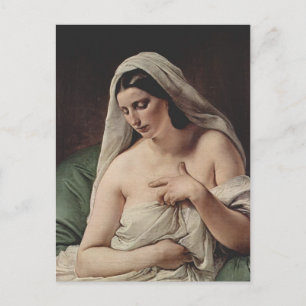 Cartão Postal Francesco Hayez - Odalisque