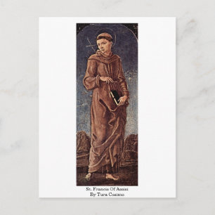 Cartão Postal Francis De Assisi Por Tura Cosimo