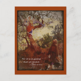Cartão Postal Francis of Assisi Kneeling