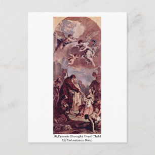 Cartão Postal Francis Trouxe O Filho Morto De Sebastiano Ricci