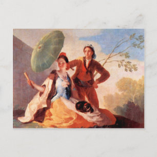 Cartão Postal Francisco de Goya - Os Guarda-chuvas
