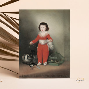 Cartão Postal Francisco de Goya Red Boy Manuel Osorio de Zuniga