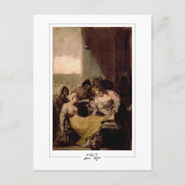 Cartão Postal Francisco Goya #515 - Cartão-postal de arte (Frente)