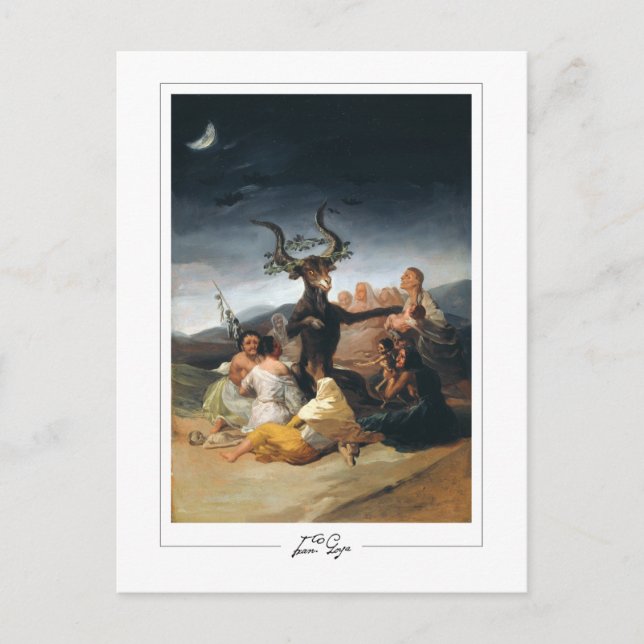 Cartão Postal Francisco Goya #6 - Arte Fina (Frente)