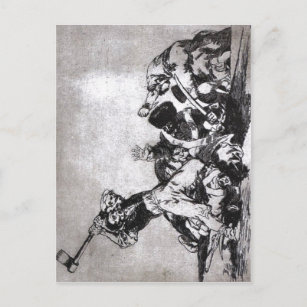 Cartão Postal Francisco Goya, o mesmo de Los desastres de la 